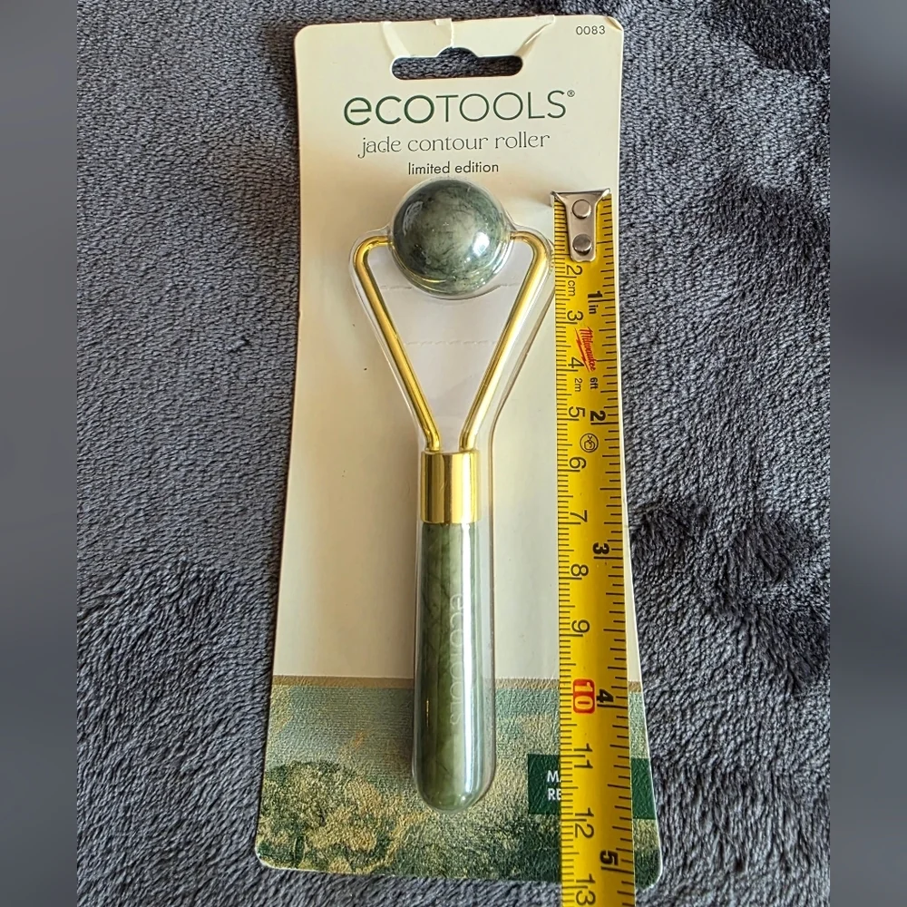 New EcoTools Jade Contour Roller Limited Edition Real Jade Facials Face Care